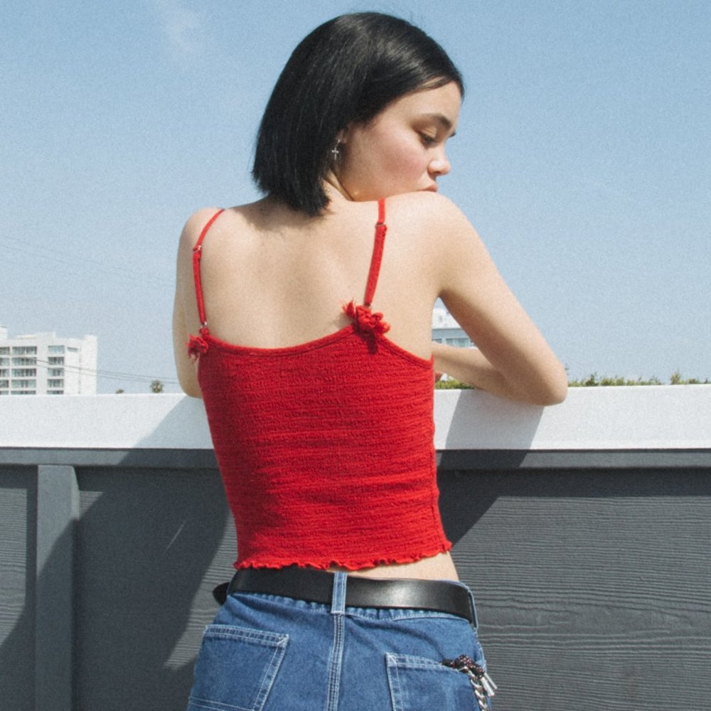 Brandy Melville Red Izzy Tank